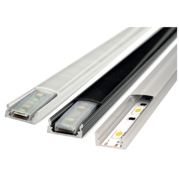 Perfil superficie aluminio pequeño 2MTR