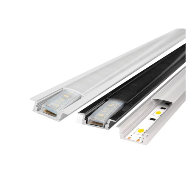 Perfil empotrar aluminio pequeño 2MTR