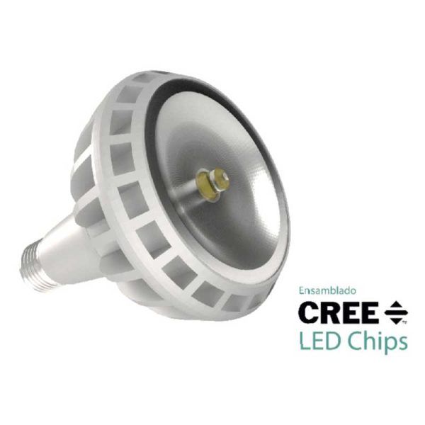 Lámpara Led PAR30 alta potencia E27 28W 30º Blanca