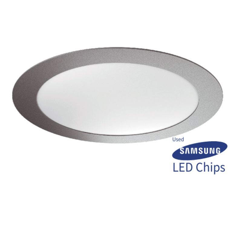 Downlight Led redondo empotrar Slim PLATA