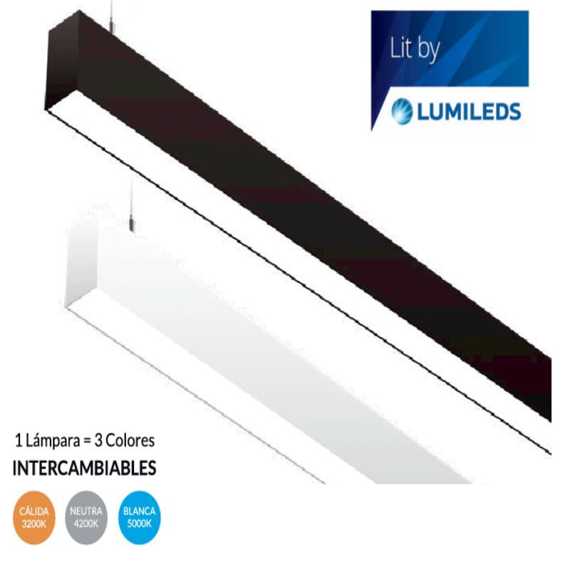 Regleta LED Lineal SUSPENSIÓN LUMILEDS