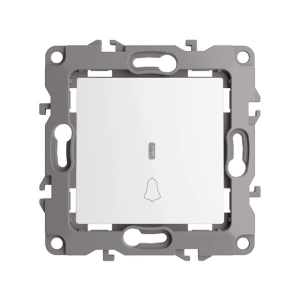 PULSADOR TIMBRE LUMINOSO/BLANCO S20