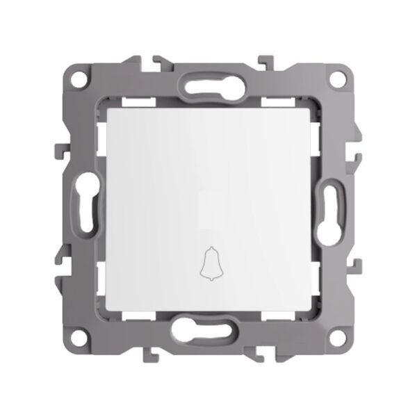 PULSADOR C/SIMBOLO TIMBRE /BLANCO S20