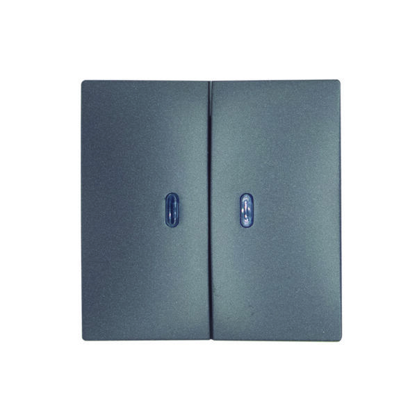 TECLA DOBLE ANTRACITA LUMIN. S30 (506-523)
