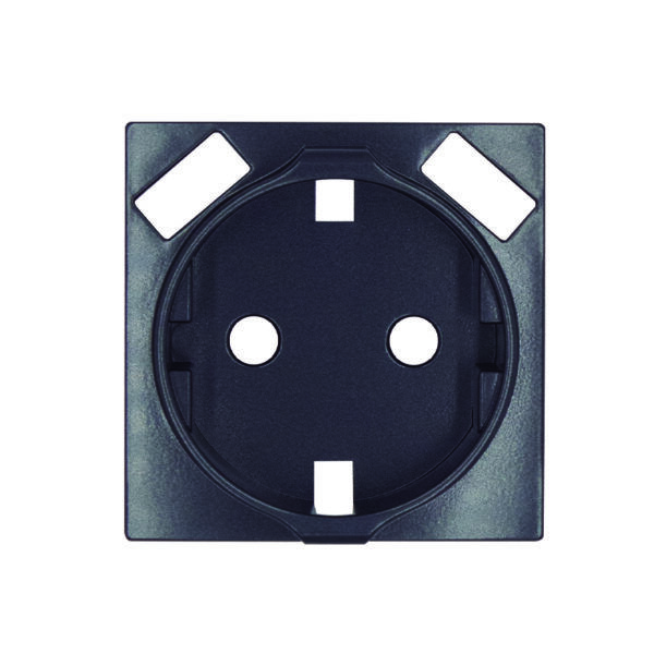 TAPA BASE CORRIENTE 16A +2USB /GRAFITO S30