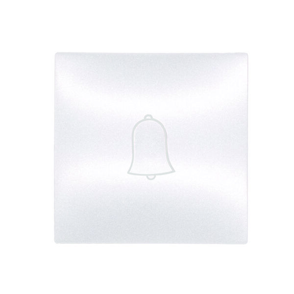 TECLA PULSADOR CON SIMBOLO TIMBRE /BLANCO S30