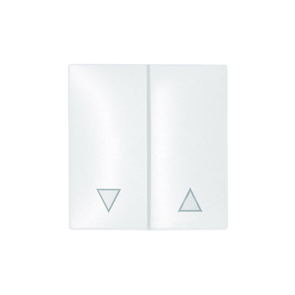 TECLA PULSADOR DOBLE P/PERSIANA BLANCO S30