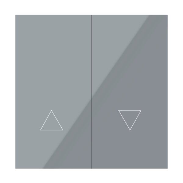 TECLA DOBLE CORTINA ALUMINIO S40 ART