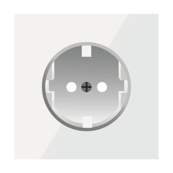 TAPA BASE CORRIENTE 16A /BLANCO S40 ART