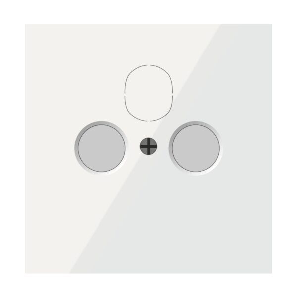 TAPA BASE TV+FM+SAT BLANCO S40 ART