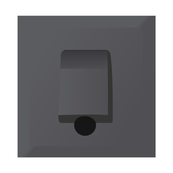 TAPA SALIDA CABLE/NEGRO S40 ART