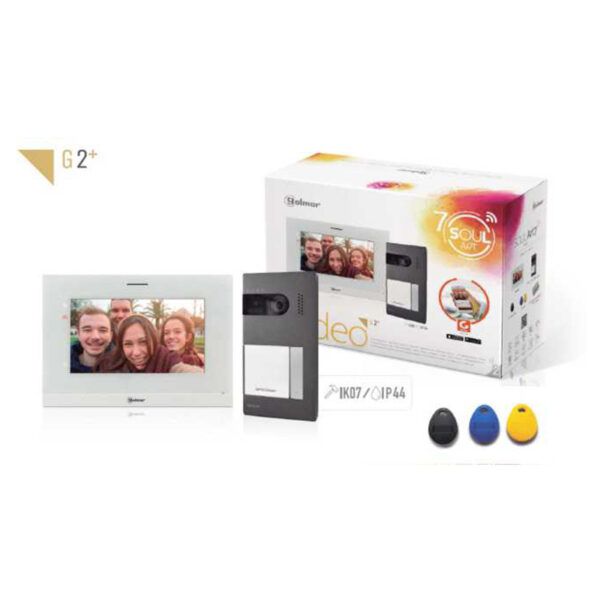 KIT VIDEOPORTERO 2 HILOS SOUL CON PANTALLA 7" WIFI