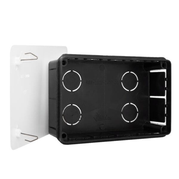 Caja de registro y empalme de empotrar 160x100 con garras