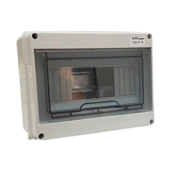 CAJA SUPERFICE 8 ELEMENTOS IP54 PUERTA FUME; APERTURA ARRIBA - 200x155x95MM