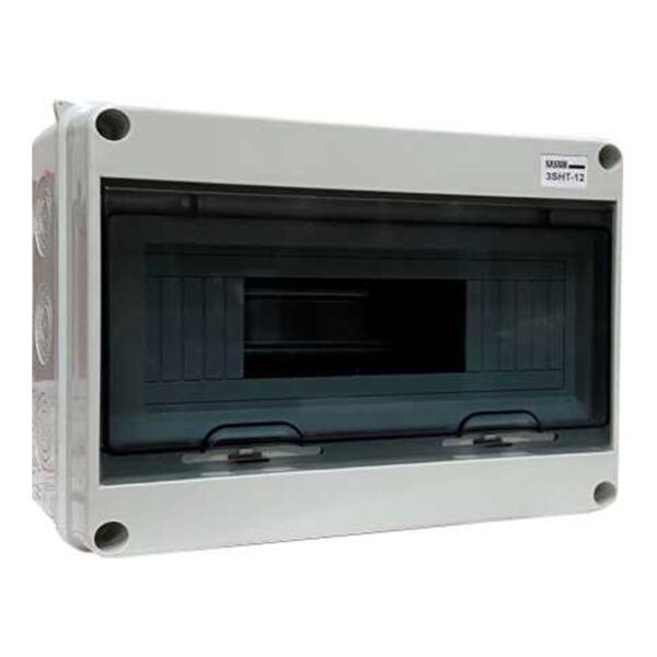 CAJA SUPERFICE 12 ELEMENTOS IP54 PUERTA FUME; APERTURA ARRIBA - 250x195x110MM