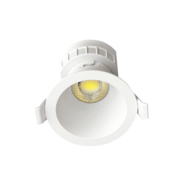 DOWNLIGHT MINI 8W CIRC.PROF.RECTO 60º BLANCO CCT
