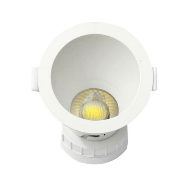 DOWNLIGHT MINI 8W CIRC.PROF.ASIMET.60º BLANCO CCT