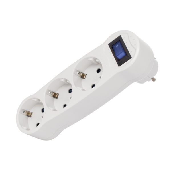 ADAPTADOR BIPOLAR 16A 250V~ DE 3 TOMAS