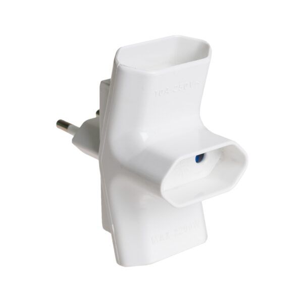 Base TT 16A-250V C/Tapa Negro con prensaestopa