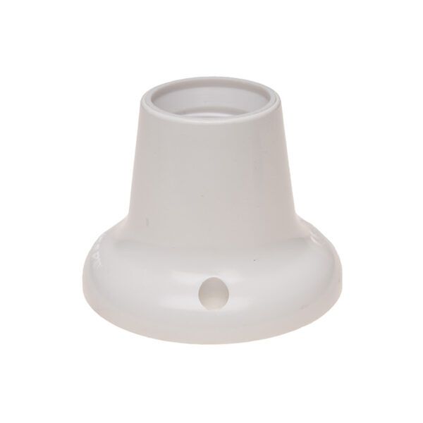 PORTALAMPARAS RECTO E27 BLANCO