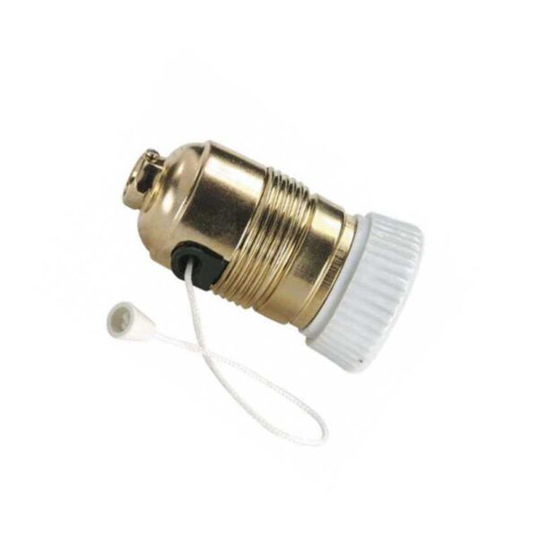 PORTALAMPARAS TIRADOR E27 METALICO