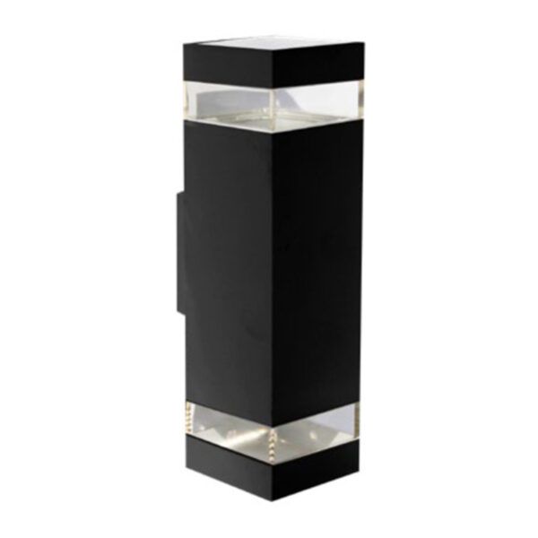 Aplique interior/exterior cuadrado PVC negro DECO UP/DOWN LED integrado Switch 3CCT, 81x245x101mm, IP65, 60º,18W 1600Lm