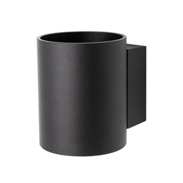 Aplique interior decorativo redondo 1xG9 UP/DOWN IP20 negro 100x80MM