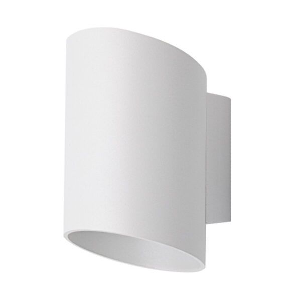 Aplique interior decorativo redondo 1xG9 UP/DOWN IP20 blanco 100x80MM