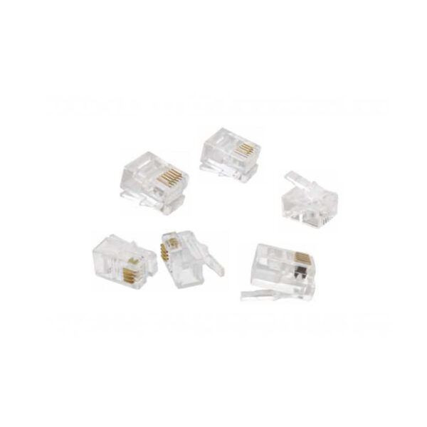 CONECTOR MODULAR TELEFONIA RJ12