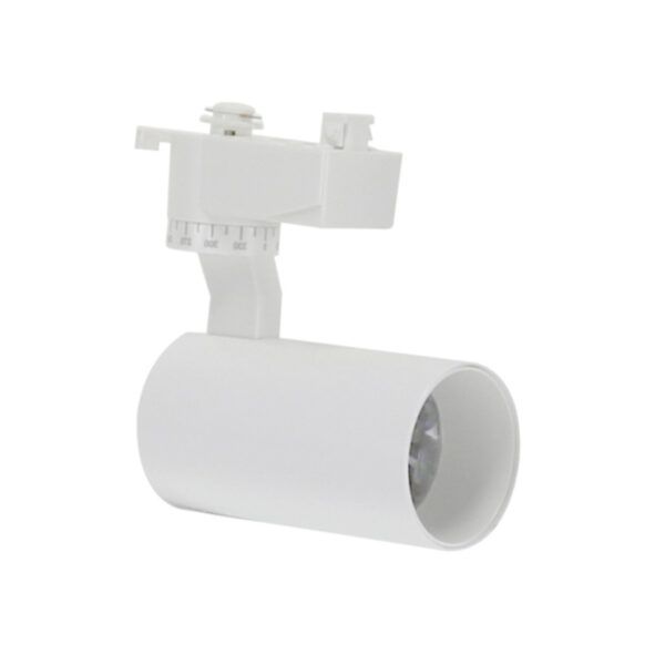 Foco de carril monofásico led BRIDGELUX 12W 24º 1200LM blanco