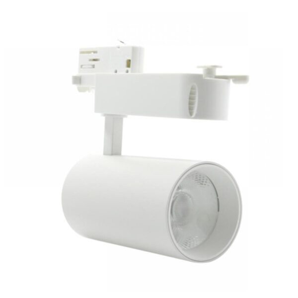 Foco de carril trifásico led BRIDGELUX 30W 24º 2680LM blanco