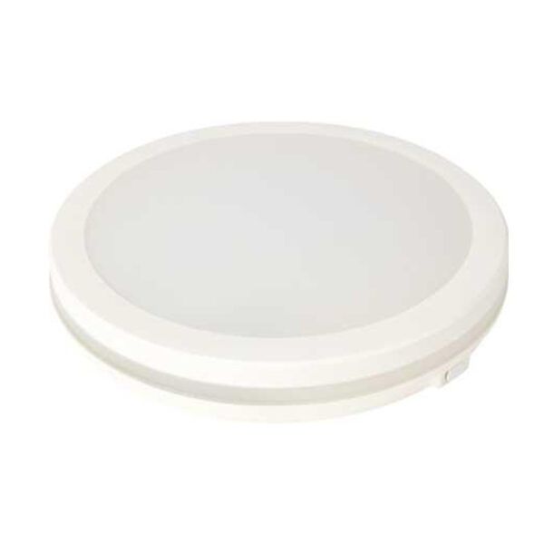 Plafón LED SCARLETT Redondo Blanco; LED 30W; Exterior IP65; 2700Lm; CCT