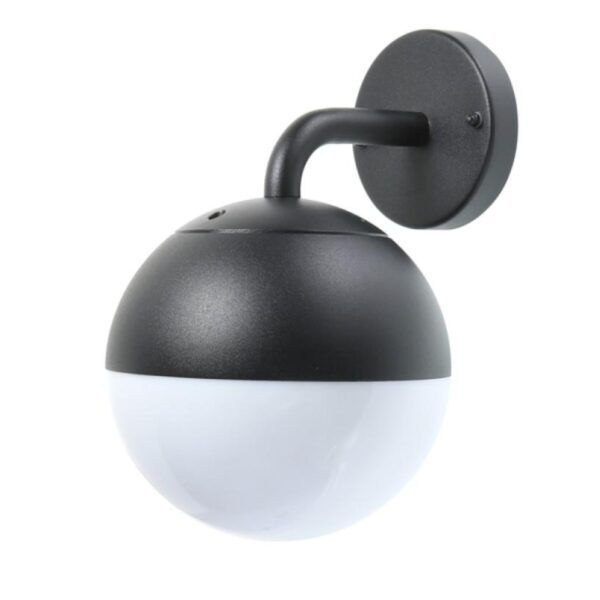 Aplique pared BOLA CAM Negro; Exterior IP44; 1xE27