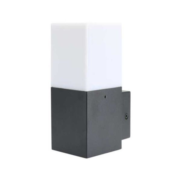 Aplique pared DESING Negro; Exterior IP54; 1xE27