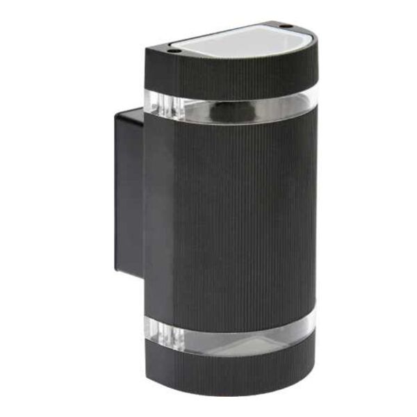Aplique pared REGNUM UP/DOWN Negro; Exterior IP44; 2xGU10