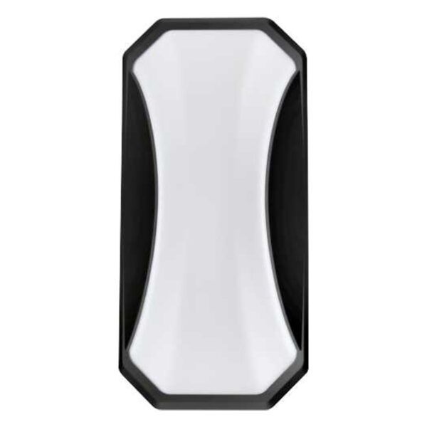 Aplique pared BLADE policarbonato negro; LED 24W; Exterior IP65; 1800Lm; 4000k