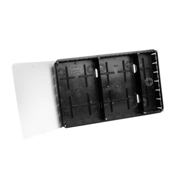Caja de registro y empalme de empotrar 500x300 con tornillos