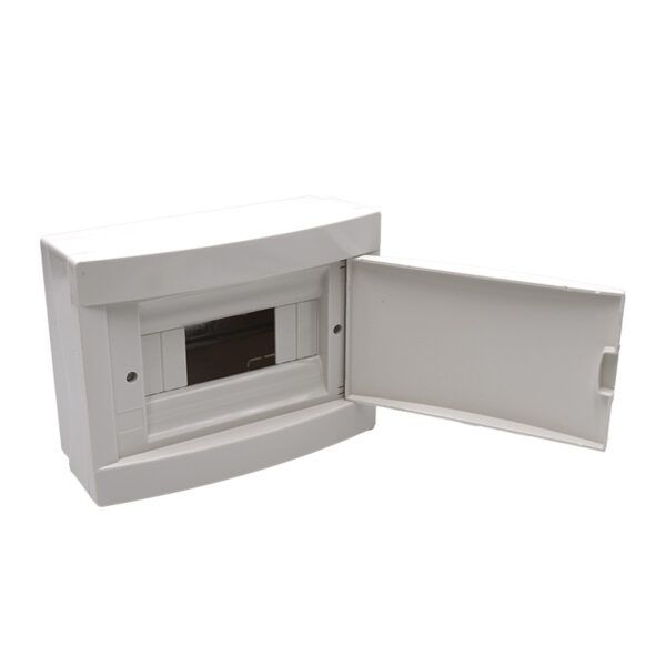 CAJA DISTRIBUCION 8MOD SUPERFICIE IP40; PUERTA OPACA; APERTURA LATERAL - 148x199x94MM