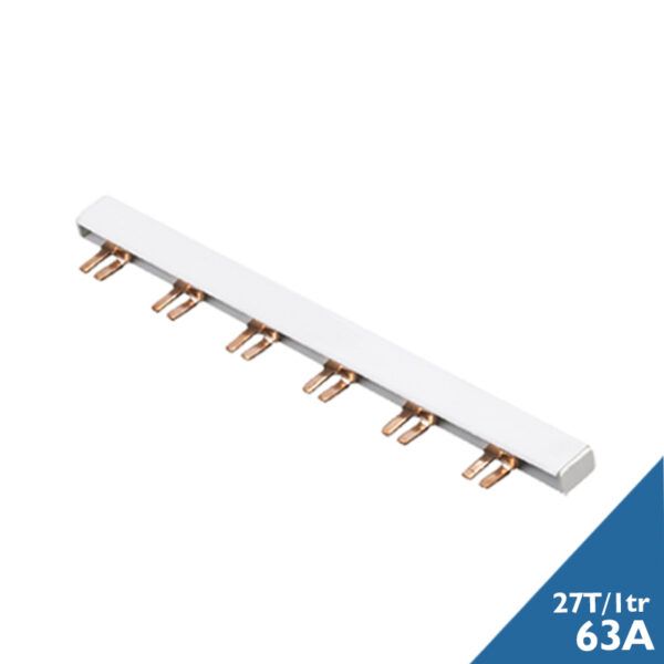 Peine de conexión eléctrico bipolar 2P; 63A; 1MTR