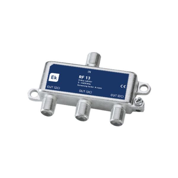 Repartidor 5-2400Mhz Tipo F 1 Entrada 3 Salidas