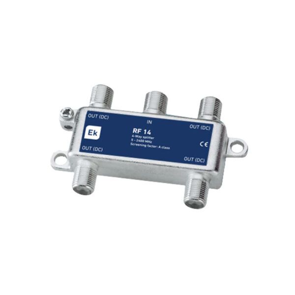 Repartidor 5-2400Mhz Tipo F 1 Entrada 4 Salidas