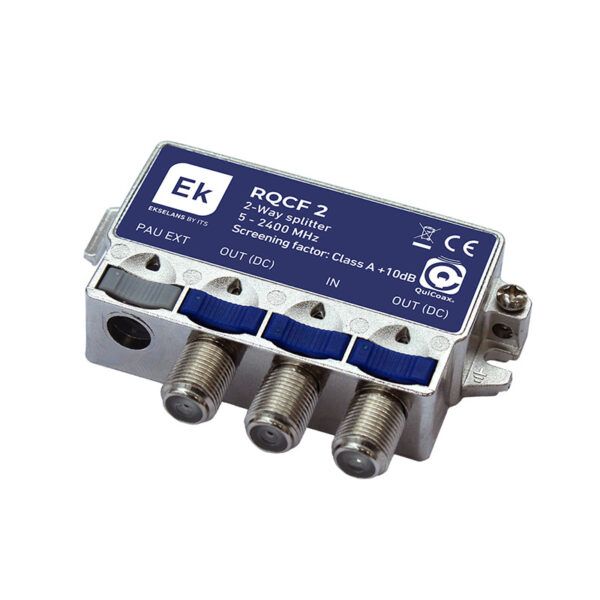 Repartidor 5-2400Mhz Quicoax 1 Entrada 2 Salidas