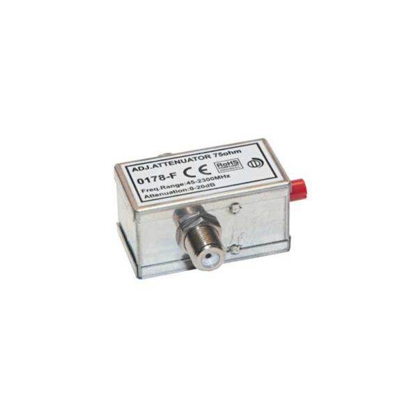 Atenuador Variable Conector F 20 dB IKUSI