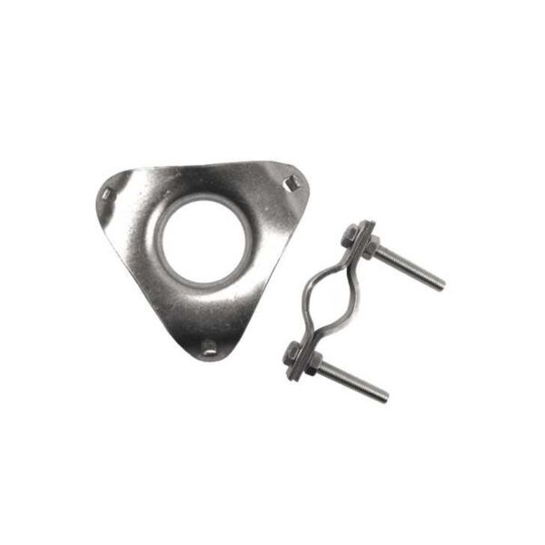 Placa + Brida de Vientos para Mástil Ø 40mm