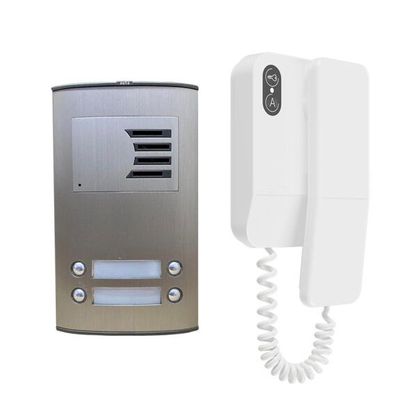 Kit de portero Compact S2 con telefonillo Neos blanco 4+N 4/L