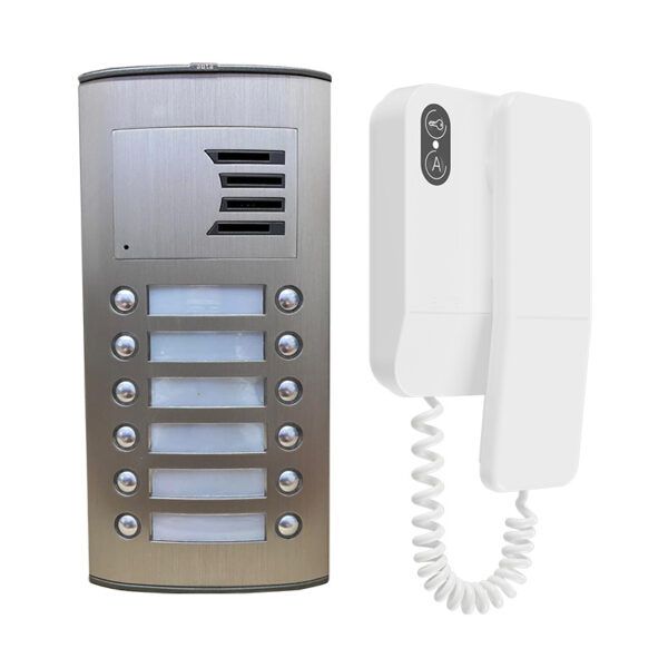 Kit de portero Compact S3 con telefonillo Neos blanco 4+N 12/L