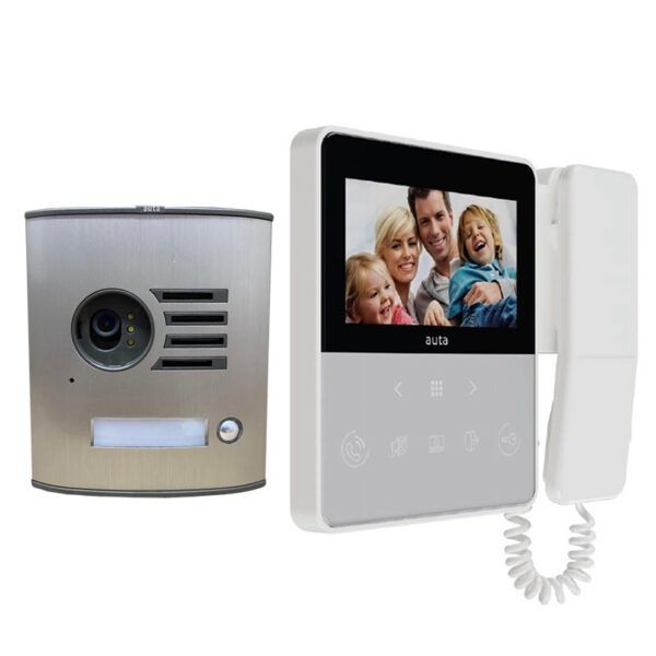 Kit de videoportero Compact S1 con monitor Neos blanco Visualtech 1/L