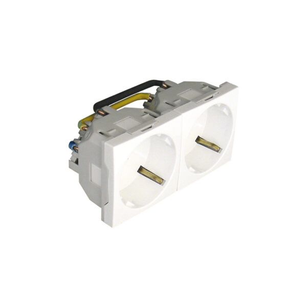 DOBLE SCHUKO CON PROTECCIÓN Q45 - 4 MODULOS