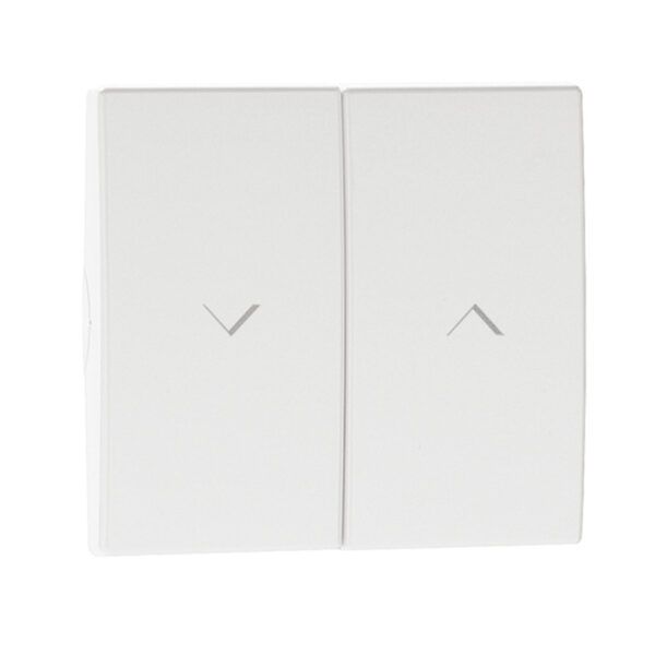 TECLA DOBLE PERSIANA SERIE APOLO 5000 BLANCO