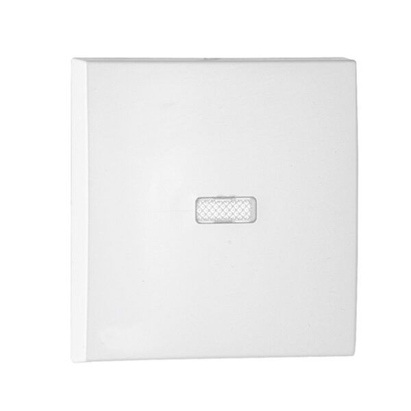 TECLA SIMPLE CON PILOTO LOGUS90 BLANCO